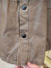 MaxSold Auction: Marni Men's Brown Leather and Suede Jacket, Size Medium - Markham (Ontario, Canada) SELLER MANAGED Downsizing Online Auction -  Kings College Road