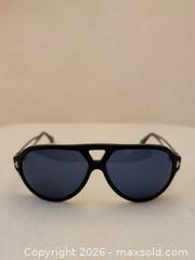 MaxSold Auction: Tom Ford Navy Frame Blue Lens Sunglasses (Men's/Unisex) - Markham (Ontario, Canada) SELLER MANAGED Downsizing Online Auction -  Kings College Road