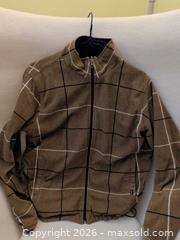 MaxSold Auction: Vintage Stussy Reversible Fleece and Windbreaker Jacket - Brown/Navy - Markham (Ontario, Canada) SELLER MANAGED Downsizing Online Auction -  Kings College Road