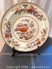 MaxSold Auction: Earthenware Floral Transferware Dinner Plate, 10 in cracked / repaired - Vancouver (British Columbia, Canada) SELLER MANAGED Estate Sale Online Auction - West King Edward Avenue (CONDO)