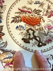 MaxSold Auction: Earthenware Floral Transferware Dinner Plate, 10 in cracked / repaired - Vancouver (British Columbia, Canada) SELLER MANAGED Estate Sale Online Auction - West King Edward Avenue (CONDO)