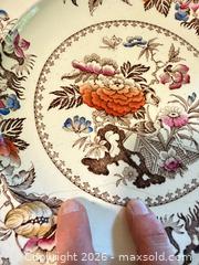 MaxSold Auction: Earthenware Floral Transferware Dinner Plate, 10 in cracked / repaired - Vancouver (British Columbia, Canada) SELLER MANAGED Estate Sale Online Auction - West King Edward Avenue (CONDO)