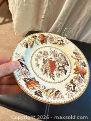 MaxSold Auction: Earthenware Floral Transferware Salad/Dessert Plate, marked 'BULLE NCH' 7” - Vancouver (British Columbia, Canada) SELLER MANAGED Estate Sale Online Auction - West King Edward Avenue (CONDO)