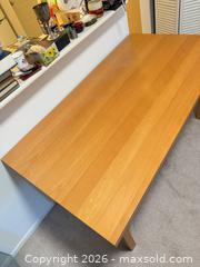 MaxSold Auction: Ikea  Rectangular Light Wood Dining Table, Seats 4-6 31x59x28” height - Vancouver (British Columbia, Canada) SELLER MANAGED Estate Sale Online Auction - West King Edward Avenue (CONDO)