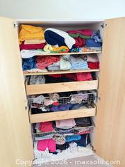 MaxSold Auction: Ikea Wood 2-Door Wardrobe / Armoire 39x23x79” contents NOT INCLUDED  - Vancouver (British Columbia, Canada) SELLER MANAGED Estate Sale Online Auction - West King Edward Avenue (CONDO)