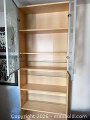 MaxSold Auction: Light Maple/Birch Display Cabinet with Glass Doors Maybe Billy IKEA 31x11x100 aprox - Vancouver (British Columbia, Canada) SELLER MANAGED Estate Sale Online Auction - West King Edward Avenue (CONDO)