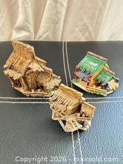 MaxSold Auction: Set of 3 Small Ceramic Thatched Hut Figurines - Vancouver (British Columbia, Canada) SELLER MANAGED Estate Sale Online Auction - West King Edward Avenue (CONDO)