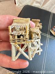 MaxSold Auction: Set of 3 Small Ceramic Thatched Hut Figurines - Vancouver (British Columbia, Canada) SELLER MANAGED Estate Sale Online Auction - West King Edward Avenue (CONDO)