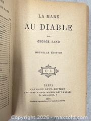 MaxSold Auction: Antique La Mare Au Diable By, George Sand 1896 130 Year old Book - Los Angeles (California, USA) SELLER MANAGED Charity/Fundraising Online Auction - Vanowen Street