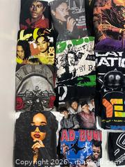 MaxSold Auction: Lot of 21 Assorted Men’s and Women’s Band/ Music Shirts  - Los Angeles (California, USA) SELLER MANAGED Charity/Fundraising Online Auction - Vanowen Street