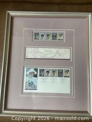 MaxSold Auction: Lady Diana framed Stamp Collection - Ottawa (Ontario, Canada) SELLER MANAGED Reseller Online Auction - Canadian Shield Avenue (CONDO)
