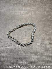 MaxSold Auction: Vintage Clear Rhinestone Heart Link Bracelet Silver Tone Costume Jewelry - Vancouver (British Columbia, Canada) SELLER MANAGED Reseller Online Auction - East 7th Avenue (STORAGE)