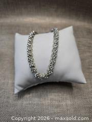 MaxSold Auction: Vintage Clear Rhinestone Heart Link Bracelet Silver Tone Costume Jewelry - Vancouver (British Columbia, Canada) SELLER MANAGED Reseller Online Auction - East 7th Avenue (STORAGE)