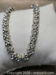 MaxSold Auction: Vintage Clear Rhinestone Heart Link Bracelet Silver Tone Costume Jewelry - Vancouver (British Columbia, Canada) SELLER MANAGED Reseller Online Auction - East 7th Avenue (STORAGE)