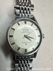 MaxSold Auction: Omega Constellation Stainless Steel Automatic Watch - San Jose (California, USA) PARTNER MANAGED Estate Sale Online Auction -  E Humboldt