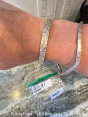 MaxSold Auction: Beautiful Sterling silver bracelets - Langley (British Columbia, Canada) PARTNER MANAGED Downsizing Online Auction - 24th Avenue