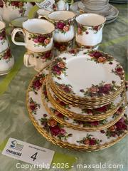 MaxSold Auction: Royal Albert Old Country Rose Lot One - Langley (British Columbia, Canada) PARTNER MANAGED Downsizing Online Auction - 24th Avenue