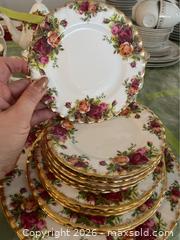 MaxSold Auction: Royal Albert Old Country Rose Lot One - Langley (British Columbia, Canada) PARTNER MANAGED Downsizing Online Auction - 24th Avenue