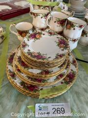 MaxSold Auction: Royal Albert Old Country Rose Lot Two - Langley (British Columbia, Canada) PARTNER MANAGED Downsizing Online Auction - 24th Avenue