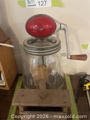 MaxSold Auction: Vintage Butter Churn & Press - Langley (British Columbia, Canada) PARTNER MANAGED Downsizing Online Auction - 24th Avenue
