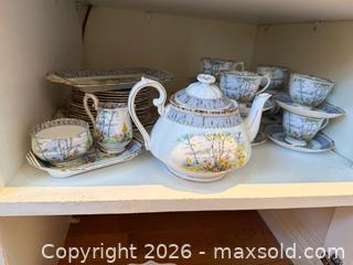 MaxSold Auction: Royal Albert “Silver Birch” Tea Set - Toronto (Ontario, Canada) SELLER MANAGED Estate Sale Online Auction - Island Road