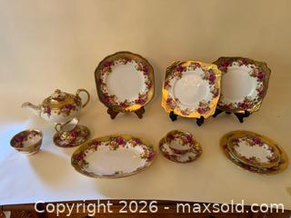 MaxSold Auction: Royal Chelsea “Country Roses” Bone China - Toronto (Ontario, Canada) SELLER MANAGED Estate Sale Online Auction - Island Road