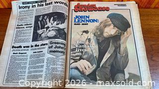MaxSold Auction: Toronto Star 1980 John Lennon Tribute Newspaper - Hamilton (Ontario, Canada) SELLER MANAGED Estate Sale Online Auction - Gertrude Street