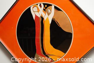 MaxSold Auction: Framed 70's Art Print "Two Ladies" - Toronto (Ontario, Canada) SELLER MANAGED Downsizing Online Auction - Nassau Street