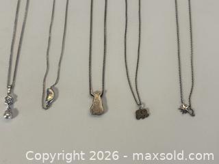 MaxSold Auction: 10 Sterling Silver Necklaces - North Vancouver (British Columbia, Canada) PARTNER MANAGED Downsizing Online Auction - 14th Street West