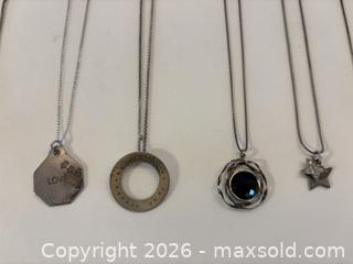 MaxSold Auction: 10 Sterling Silver Necklaces #2 - North Vancouver (British Columbia, Canada) PARTNER MANAGED Downsizing Online Auction - 14th Street West