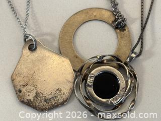 MaxSold Auction: 10 Sterling Silver Necklaces #2 - North Vancouver (British Columbia, Canada) PARTNER MANAGED Downsizing Online Auction - 14th Street West