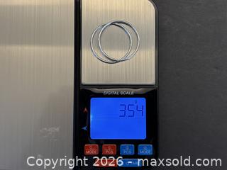 MaxSold Auction: 18kt Gold Hoop Earrings - North Vancouver (British Columbia, Canada) PARTNER MANAGED Downsizing Online Auction - 14th Street West