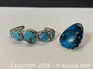 MaxSold Auction: Vintage South West Silver Bracelet and Ring - North Vancouver (British Columbia, Canada) PARTNER MANAGED Downsizing Online Auction - 14th Street West