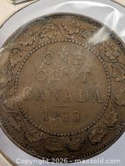 MaxSold Auction: 1913 Canada Large Cent Coin - Kingston (Ontario, Canada) SELLER MANAGED Reseller Online Auction - Railway Street