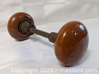 MaxSold Auction: Antique Brown Porcilain Door Knobs with Hardware - Kingston (Ontario, Canada) SELLER MANAGED Reseller Online Auction - Railway Street