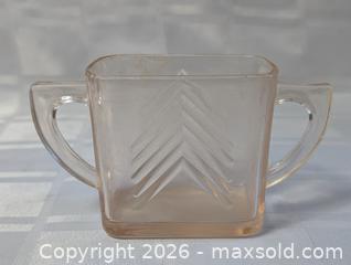 MaxSold Auction: Antique Depression Glass sugar dish - Kingston (Ontario, Canada) SELLER MANAGED Reseller Online Auction - Railway Street