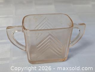 MaxSold Auction: Antique Depression Glass sugar dish - Kingston (Ontario, Canada) SELLER MANAGED Reseller Online Auction - Railway Street