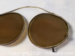 MaxSold Auction: Antique Gold Filled clip on Glasses - Kingston (Ontario, Canada) SELLER MANAGED Reseller Online Auction - Railway Street