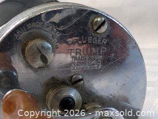 MaxSold Auction: Antique "TRUMP" bait Castor Fishing Reel - Kingston (Ontario, Canada) SELLER MANAGED Reseller Online Auction - Railway Street