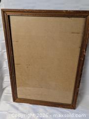 MaxSold Auction: Antique Wooden Frame with Board back - Kingston (Ontario, Canada) SELLER MANAGED Reseller Online Auction - Railway Street