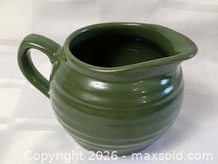 MaxSold Auction: Green Ceramic Antique modern Creamer - Kingston (Ontario, Canada) SELLER MANAGED Reseller Online Auction - Railway Street