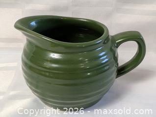 MaxSold Auction: Green Ceramic Antique modern Creamer - Kingston (Ontario, Canada) SELLER MANAGED Reseller Online Auction - Railway Street