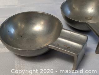 MaxSold Auction: Pair of Antique Pewter Ashtrays  - Kingston (Ontario, Canada) SELLER MANAGED Reseller Online Auction - Railway Street