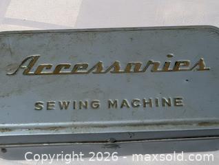 MaxSold Auction: Sewing Machine parts Tin lot - Kingston (Ontario, Canada) SELLER MANAGED Reseller Online Auction - Railway Street
