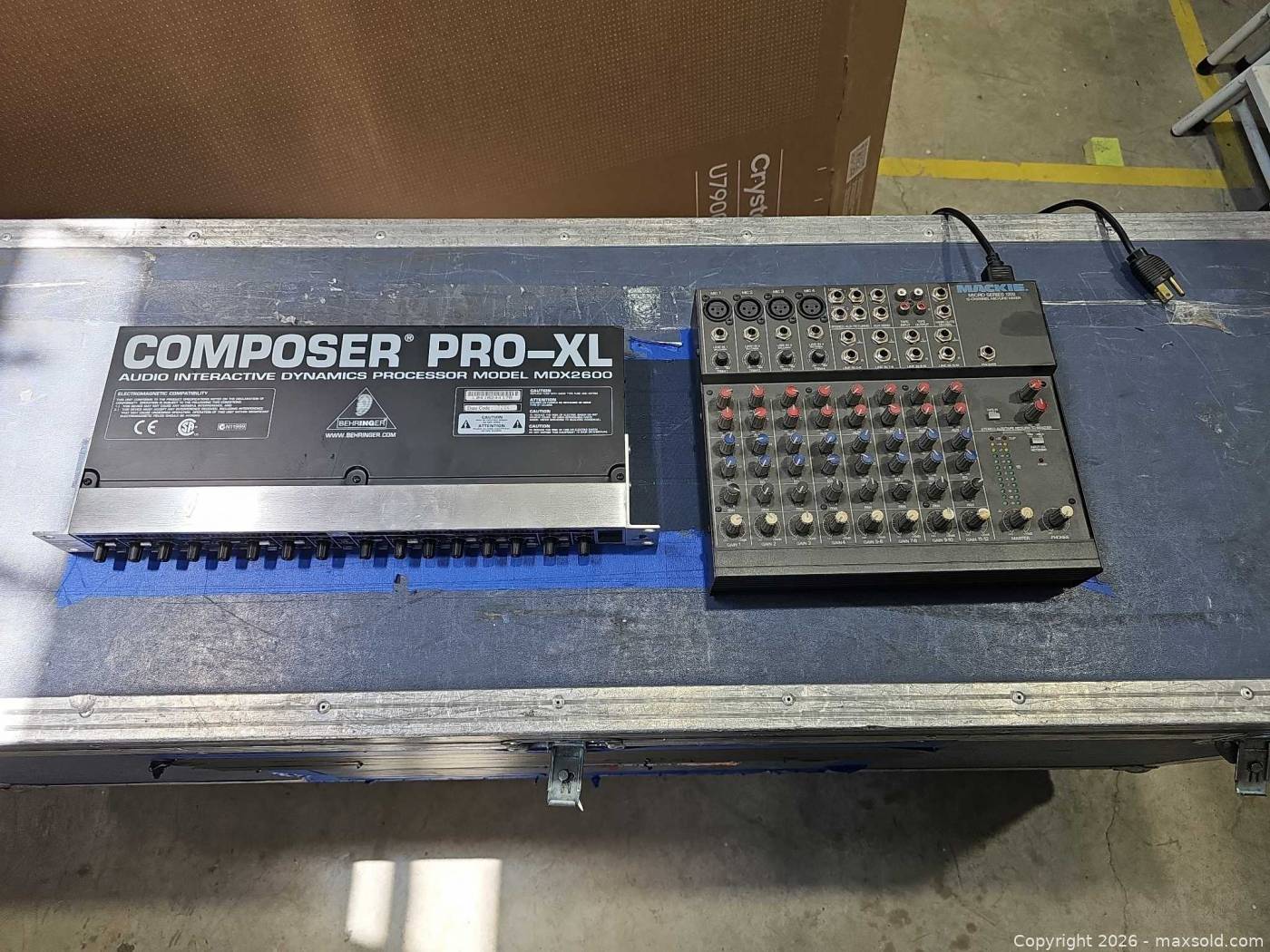 Behringer MACKIE まとめ売り Behringer Composer Pro-XL MDX2600 & Mackie 1202 Mixer | Maxsold