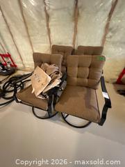 MaxSold Auction: Four Swivel Rocking Chairs with Metal Frames and Cushioned Seats - Belleville (Ontario, Canada) PARTNER MANAGED Downsizing Online Auction - Hazel Court