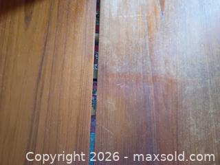 MaxSold Auction: Mid-Century Modern Dining Table with Six Chairs - Oshawa (Ontario, Canada) SELLER MANAGED Moving Online Auction - Fox Street (STORAGE)