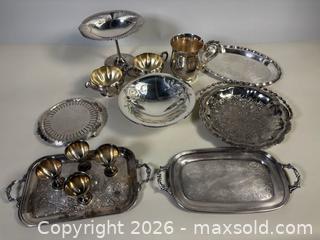 MaxSold Auction: Vintage Silver Plated Servingware  - Toronto (Ontario, Canada) SELLER MANAGED Reseller Online Auction - Chesswood Drive
