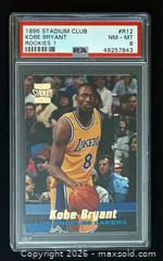 MaxSold Auction: Kobe Bryant 1996 Stadium Club Rookies 1 Card #R12 PSA Graded 8 - Ajax (Ontario, Canada) SELLER MANAGED Reseller Online Auction - Harwood Avenue. North (STORAGE)