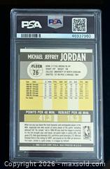 MaxSold Auction: Michael Jordan 1990 Fleer Card #26 PSA Graded 9 Mint - Ajax (Ontario, Canada) SELLER MANAGED Reseller Online Auction - Harwood Avenue. North (STORAGE)